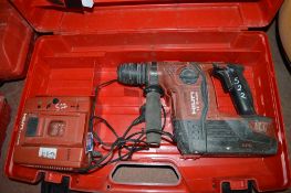 Hilti TE6-A36 cordless rotary hammer drill c/w charger & carry case TE6 0375H