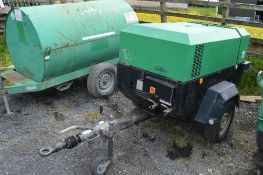Ingersoll Rand 7/41 diesel driven air compressor Year: 2007 S/N: 424511 Recorded hours: 1431