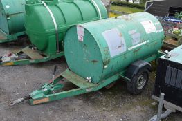 Trailer Engineering 250 gallon fast tow bunded fuel bowser c/w hand pump, delivery hose & nozzle