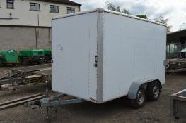 Trailer Engineering tandem axle 10 ft x 5 ft 6 inch box trailer
Year: 2004
S/N: 0409
**No VAT