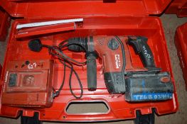 Hilti TE6-A36 cordless rotary hammer drill c/w charger & carry case TE6 0633H