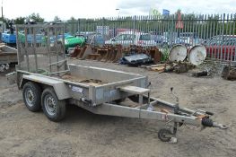 Indespension AD2000 tandem axle 8 ft x 4 ft  plant trailer A581353