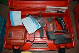 Hilti TE6-A36 cordless rotary hammer drill c/w charger & carry case TE60368H