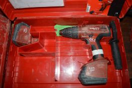 Hilti SF 151A cordless drill c/w charger, spare battery & carry case BOD 0323H