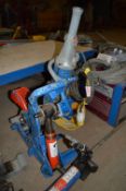 Rigid 110v pipe cutting machine c/w hydraulic foot pumpRPC7001