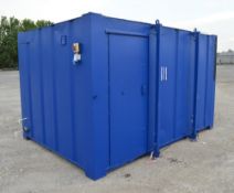 16 ft x 9 ft 2 + 1 steel jack leg toilet
comprising of single toilet & 2 toilets/2 urinals
c/w