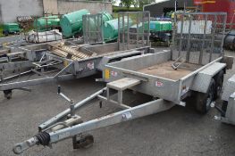 Indespension AD2000 tandem axle 8 ft x 4 ft  plant trailer S/N: 101636 3070767
