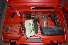 Hilti TE6-A36 cordless rotary hammer drill c/w charger & carry case TE60504H