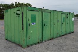 24 ft x 9 ft steel A/V welfare unit
consisting of canteen area, toilet, drying room & generator
