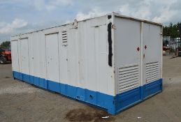 24 ft x 9 ft steel A/V welfare unit
consisting of canteen area, toilet, drying room & generator