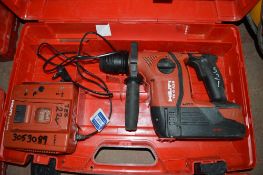 Hilti TE6-A36 cordless rotary hammer drill c/w charger & carry case TE6 0753H