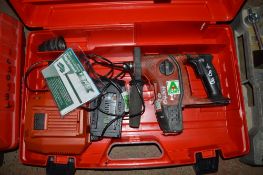 Hilti TE6-A36 cordless rotary hammer drill c/w charger & carry case TE60401H