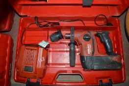 Hilti TE6-A36 cordless rotary hammer drill c/w charger & carry case TE6 0549H