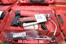 Hilti MD2000 resin applicator kit
c/w carry case