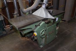 Wadkin planer/thicknesser
S/N: FM415
Test Number:64944