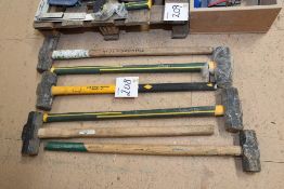 6 - sledge hammers