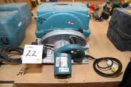 Makita 5903R 110v 235mm circular saw
c/w carry case