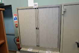 Bisley tambour fronted steel filing cabinet**Locked with no keys**