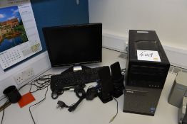 Dell Optiplex 790 desktop personal computer
c/w keyboard, mouse, monitor & speakers
**Hard drive