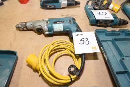 Makita HP2070 110v hammer drill