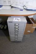 Bisley 10 drawer steel document unit