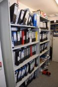 2 - bays of steel boltless stationery racking