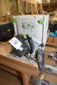 Festool TS75-EQ Plus 110v plunge cut saw
c/w carry case & quantity of track