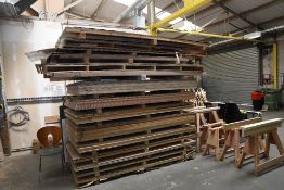 Quantity of plywood, MDF & chipboard panels