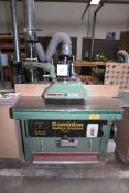 Dominion BCC spindle moulder
S/N: B739768
c/w Maggi Steff 2034 power feed & quantity of tooling