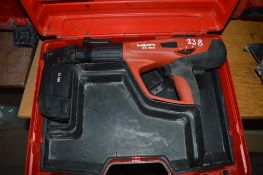 Hilti DX460-MX nail gun c/w carry case & cassette A591315