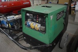 Genset MGK 10000 10 kva diesel driven generator S/N: 2620973 Recorded Hours: 6278 A438721