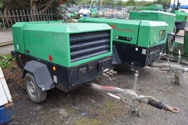 Ingersoll Rand 7/51 170 cfm diesel driven air compressor
Year: 2008
S/N: 443004
Recorded Hours: