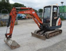 Kubota KX 61 - 3 2.6 tonne rubber tracked mini excavator 
Year: 2007
S/N: 76717
Recorded Hours: