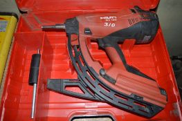 Hilti GX120 gas powered nail gun c/w carry case A582833