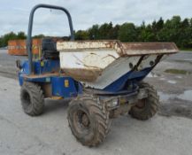 2006 Benford Terex 3 tonne swivel skip dumper