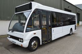 Optare Solo Slimline 28 seat service bus
Registration Number: MX05 EMV
Date of Registration: 01/