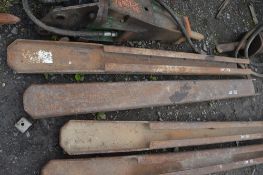 Pair of 5 ft steel fork extensions A422559