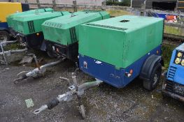 Compair C38 diesel driven mobile air compressor Year: 2005 S/N: 10359490 Recorded Hours: 1262