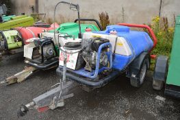 Diesel driven mobile pressure washer bowser