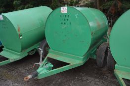 Trailer Engineering 500 gallon site tow bunded fuel bowser
c/w hand pump, delivery hose & nozzle