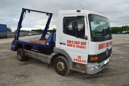 Mercedes Benz 815 7.5 tonne skip wagon
Registration Number: T11 ARW (Registration to be