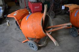 Belle 110v cement mixer c/w stand  A403556