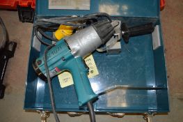 Makita 110v 3/4 inch drive impact wrench c/w carry case A529071