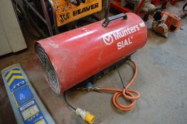Munters 110v gas fired space heater A549625