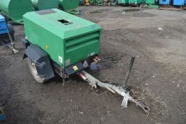Ingersoll Rand 7/20 diesel driven air compressor
Year: 2007
S/N: 121902
Recorded Hours: 792
