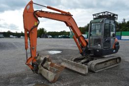 2008 Hitachi ZX 50 5 tonne rubber tracked mini excavator