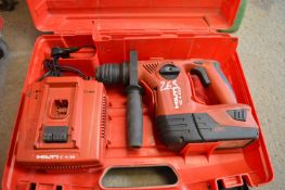 Hilti TE4-A22 cordless SDS hammer drill c/w charger & carry case A590094