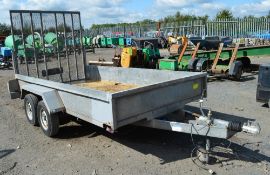 Indespension 12 ft x 6 ft twin axle plant trailer
S/N: 054881