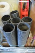 6 lengths of plastic pipe New & unused