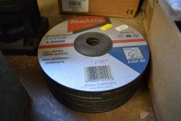 8 - Makita metal grinding discs 180mm x 6mm New & unused